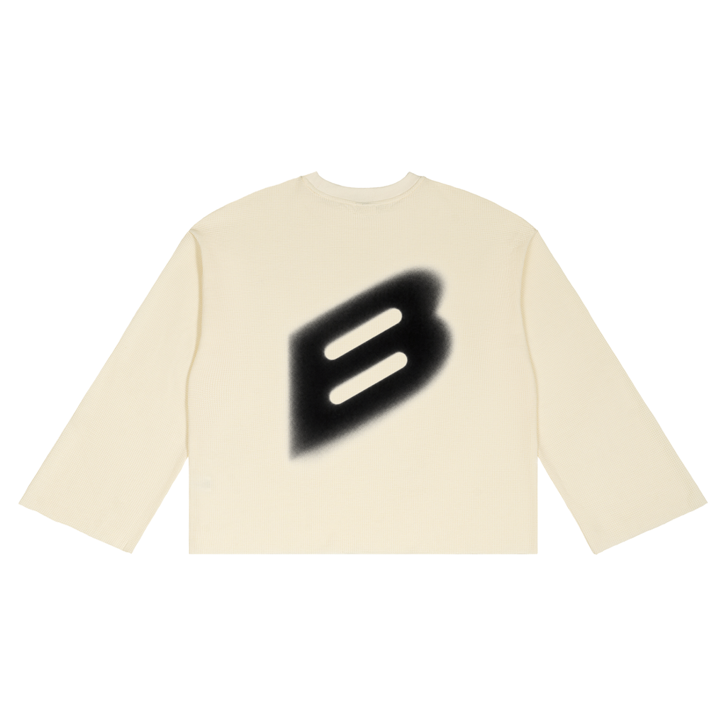 Unisex Waffle Raw Edge T-Shirt