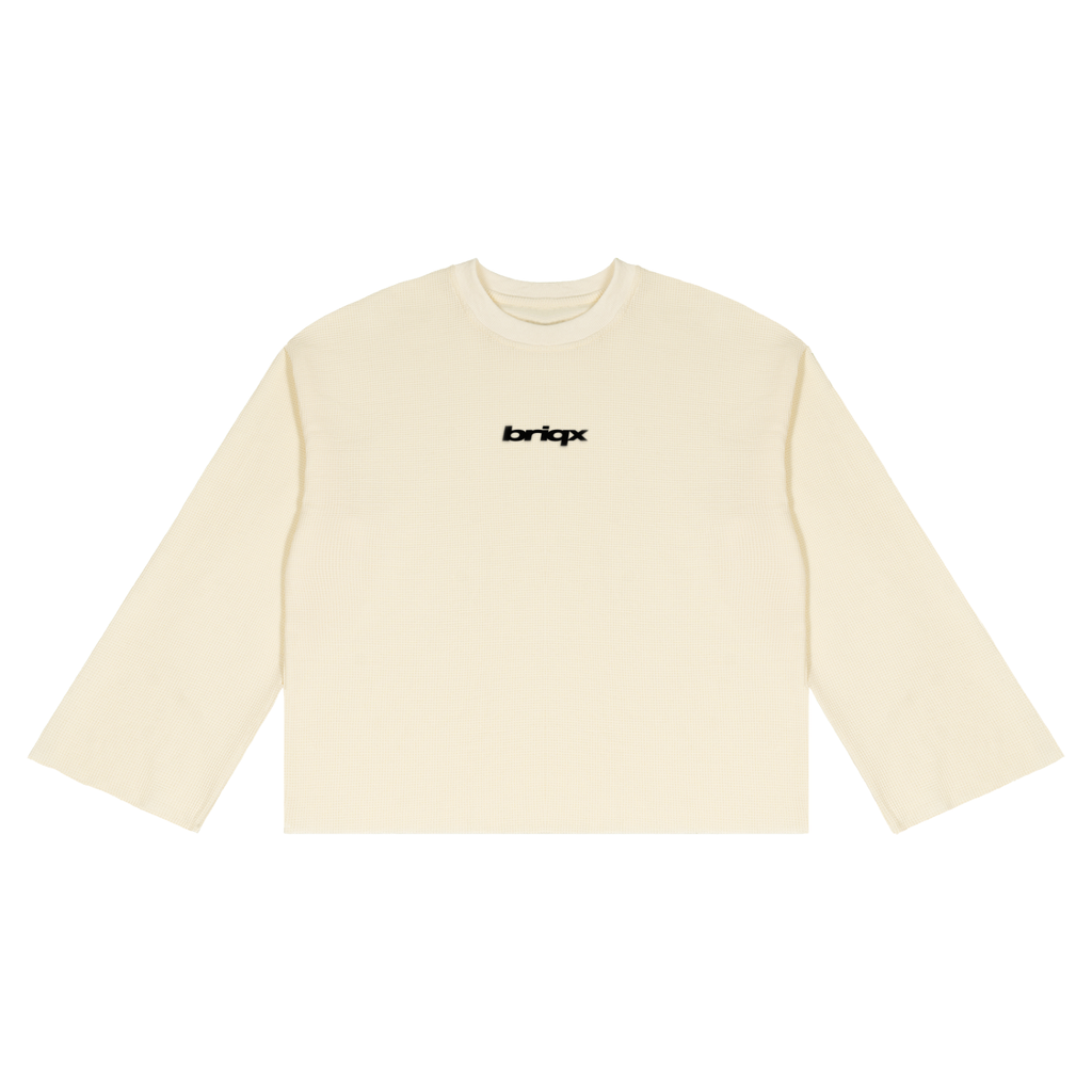 Unisex Waffle Raw Edge T-Shirt