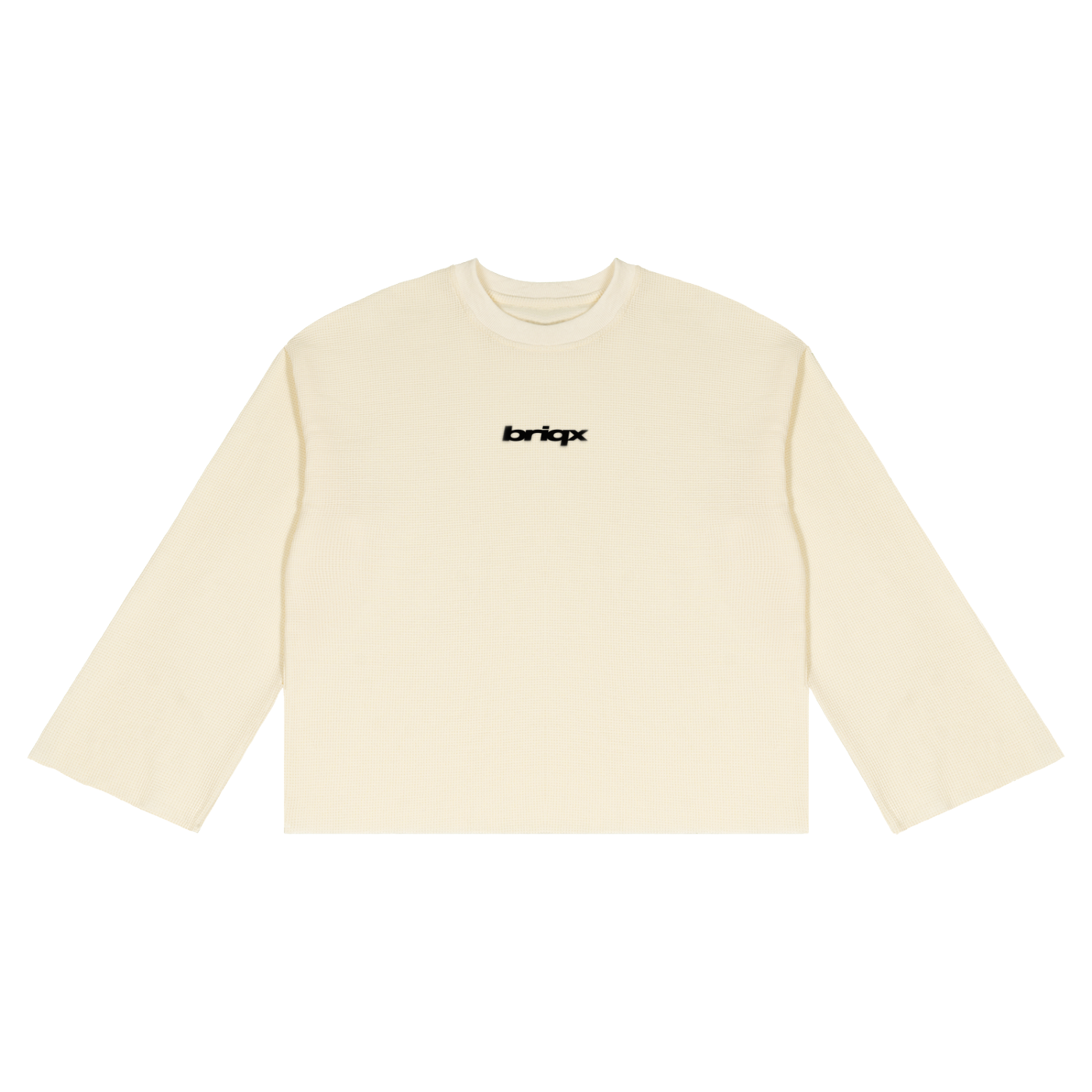 Unisex Waffle Raw Edge T-Shirt