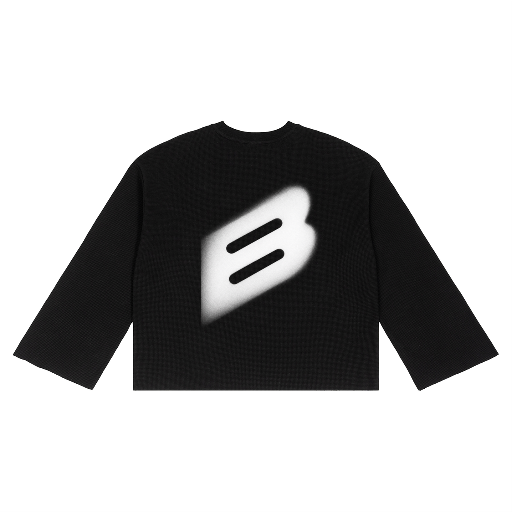 Unisex Waffle Raw Edge T-Shirt