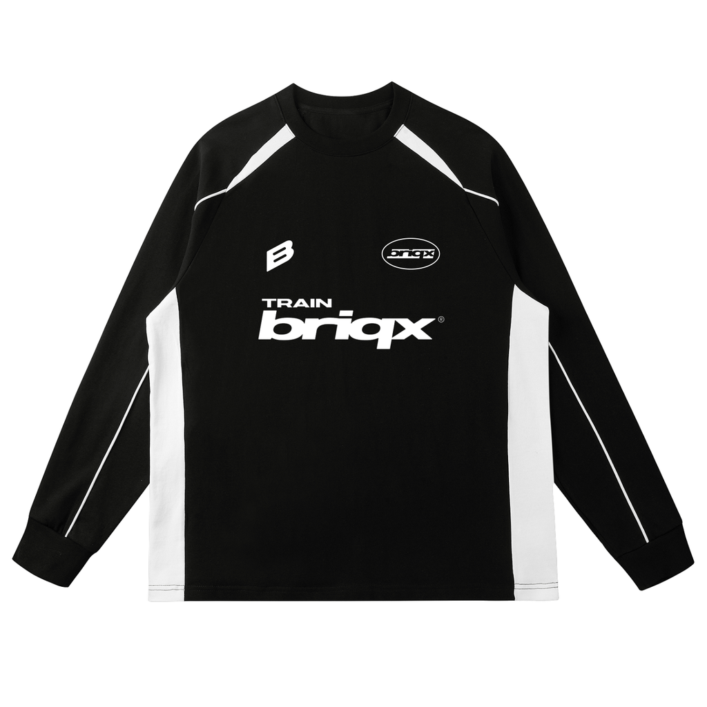 Contrast Panel Raglan Sweatshirt